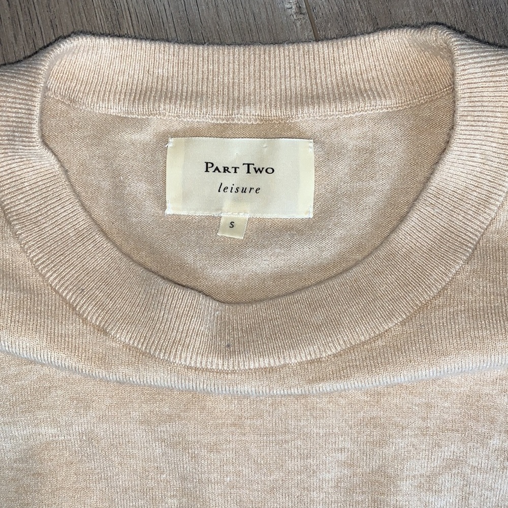 Part Two Beige Sweater Small - Picture 3 of 7
